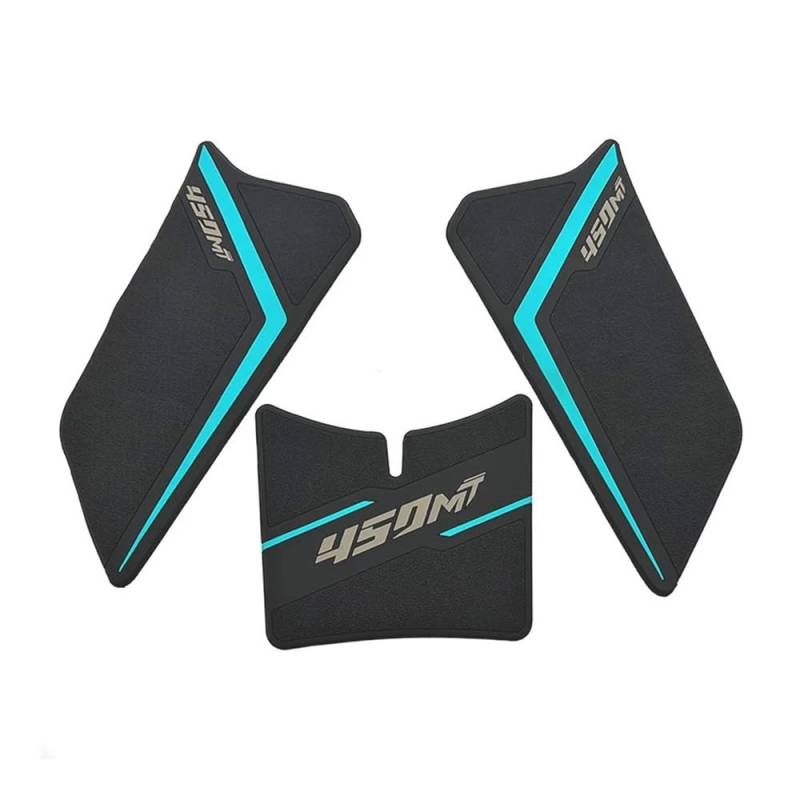 Motorrad Tank Pad Aufkleber Pad Für CFMOTO 450MT 450 MT MT450 2024 Motorrad Anti Slip Kraftstoff Tank Pad Aufkleber Seite Knie Grip Aufkleber Schutz Pads von QOFYCNSKGF