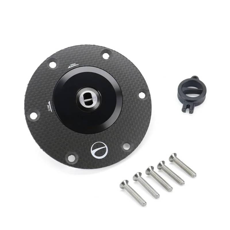 Motorrad Tankdeckel Für Du&Cati Für Multistrada V4 Pikes Peak V2 Quick Release Anti-Diebstahl Lock Cover Kit Zubehör Kraftstoff Tank Kappe von QOFYCNSKGF