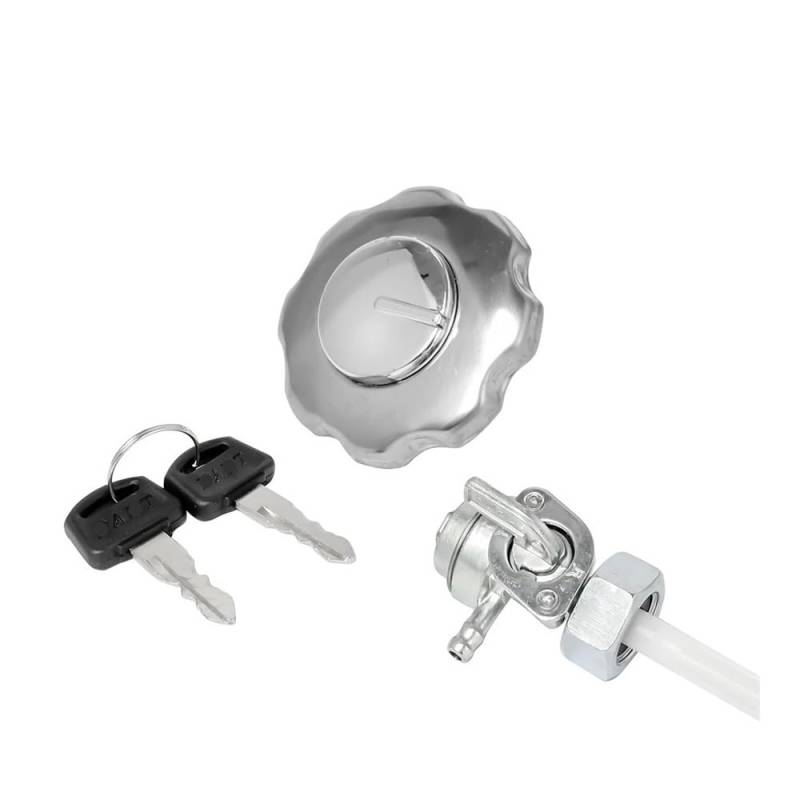 Motorrad Tankdeckel Motorrad Kraftstoff Gas Tankdeckel Abdeckung Schalter Lenkung Lock Schlüssel Set Für CG125 CG 125 Motorrad Zubehör von QOFYCNSKGF