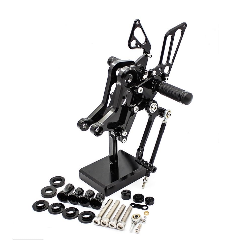 Fußstützen Zubehör Für Du&Cati Für Monster S4R S4RS 2003-2008 Aluminium Motorrad Fußrastenanlage Fußstütze Fußrasten Fußstütze Fußraste Pedal Hinten Set von QOPUYNH