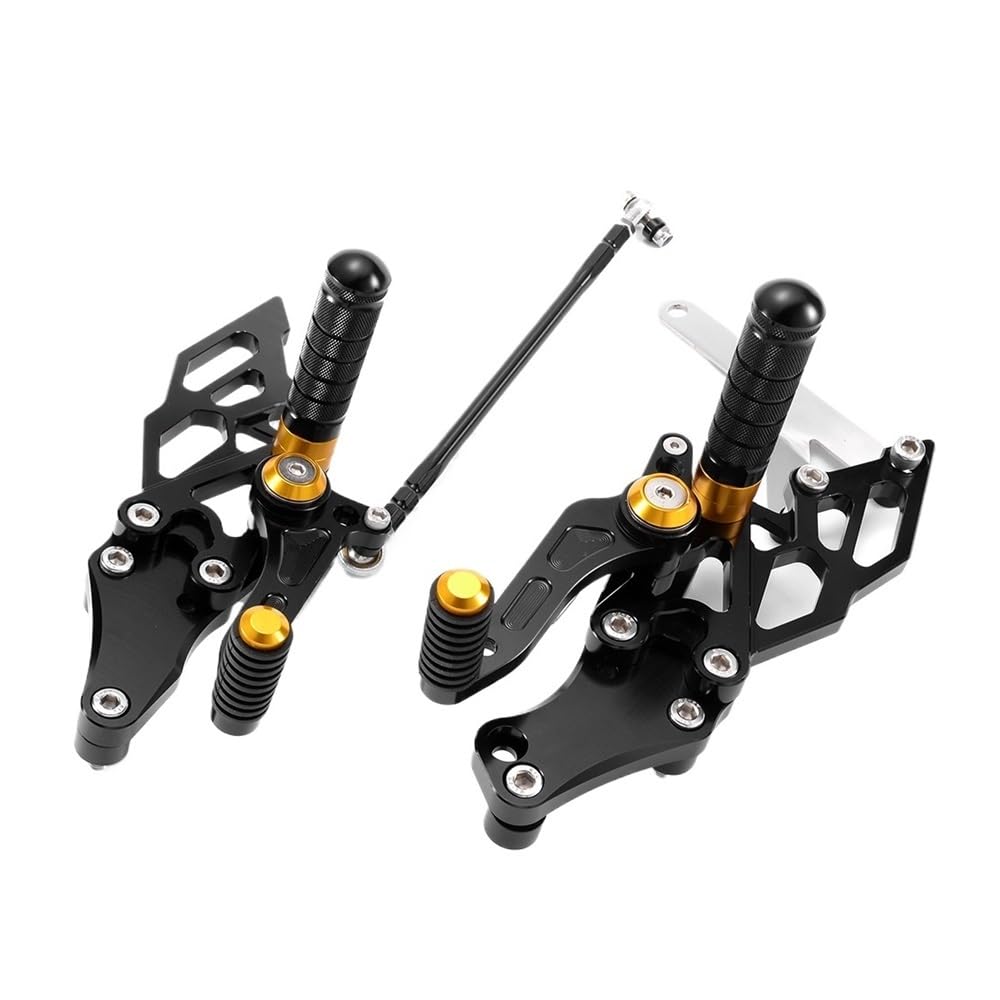 Fußstützen Zubehör Motorrad Einstellbare Hinten Set Fußrasten Pedal Fußstütze Fußrastenanlage Für Yam&aha YZF R15 YZF-R15 YZFR15 V3 2017 2018 2019 2020 von QOPUYNH