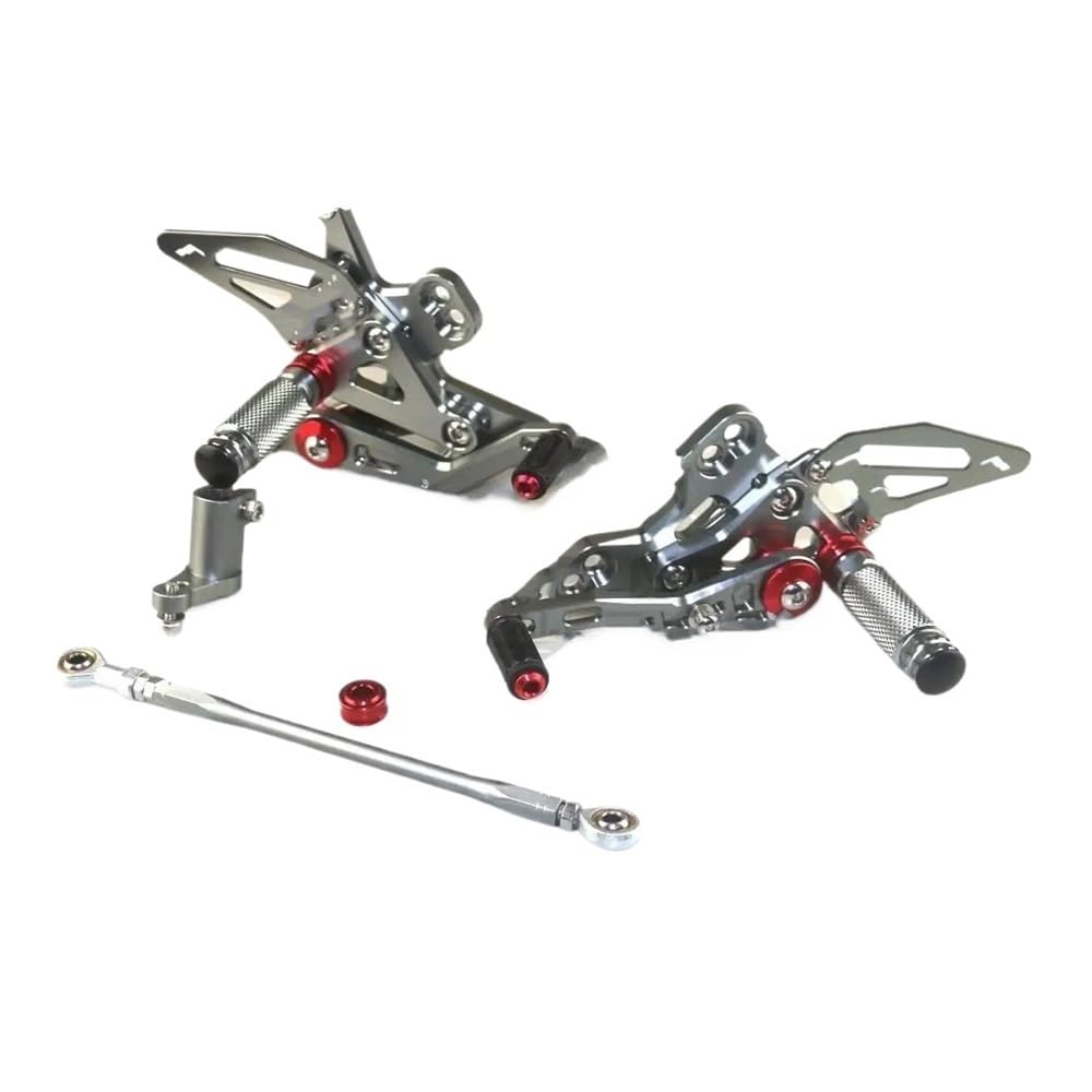 Fußstützen Zubehör Motorrad Einstellbare Hinten Set Fußrastenanlage Fußstütze Rest Für CB650F CBR650F CB650R CBR650R Motorrad Fuß Peg von QOPUYNH