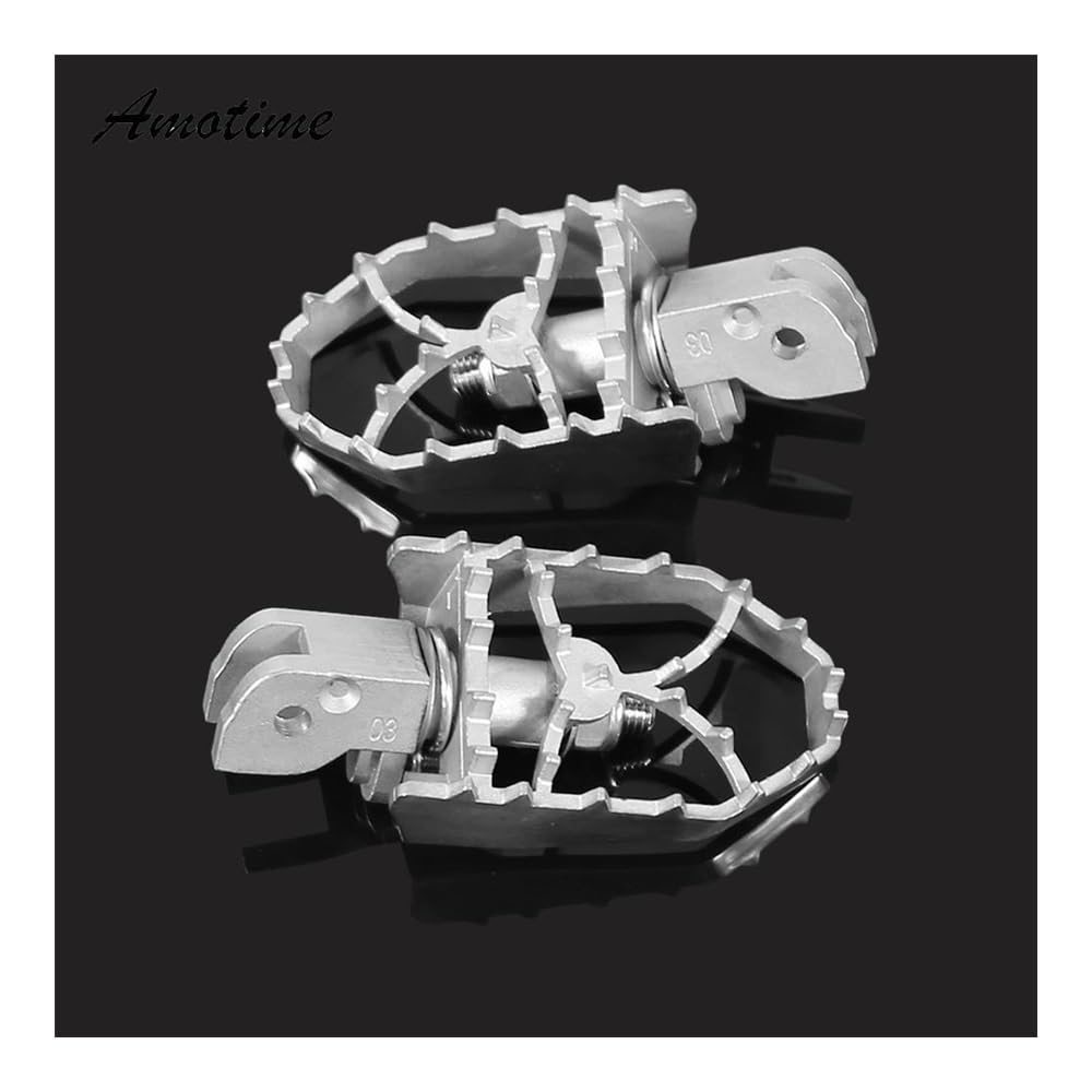 Fußstützen Zubehör Motorrad Pegs Pedal Fußrasten Fußstütze Für Du&Cati Scrambler 800 400 1100 Multistrada 950 1200 1260 Hypermiotard 821 939 950 von QOPUYNH