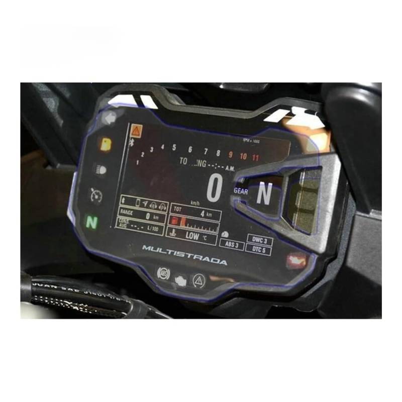 Instrumentenmembran 2 Sets Tachofolie Cluster Scratch Screen Protector Aufkleber Für Du&Cati Multistrada 1200 1200S 950 2015–2018 von QOPUYNH