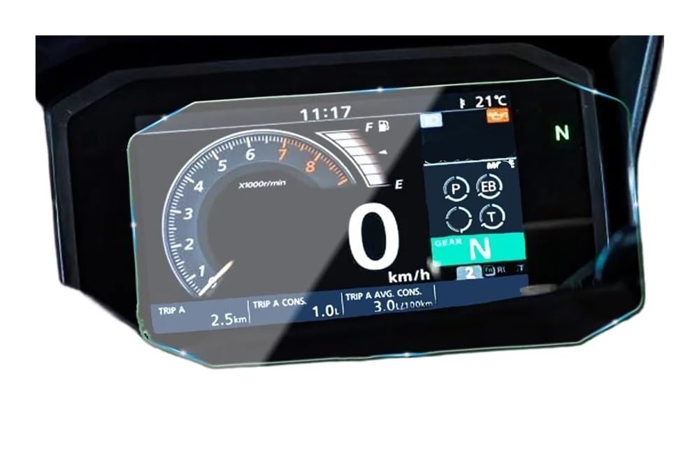 Instrumentenmembran Für XADV 750 2021 Motorrad Zubehör Elektronische Dashboard HD Schutz Film Scratch Cluster Film Screen Protector von QOPUYNH