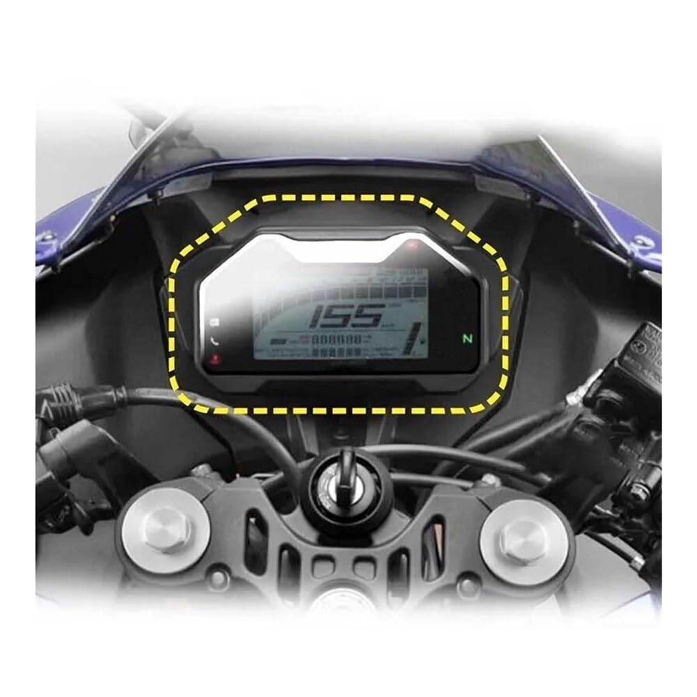 Instrumentenmembran Motorrad Anti-Scrat Cluster Screen Dashboard Schutz Instrument Film Für Yam&aha YZF-R3 /R15 V4 2021 2022 von QOPUYNH