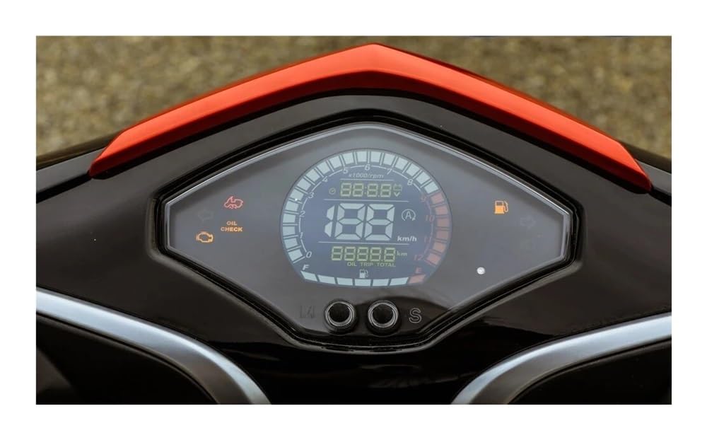 Instrumentenmembran Motorrad Displayschutzfolie Instrument Tacho Cluster Kratzschutzfolie Für S&YM FNX150 von QOPUYNH