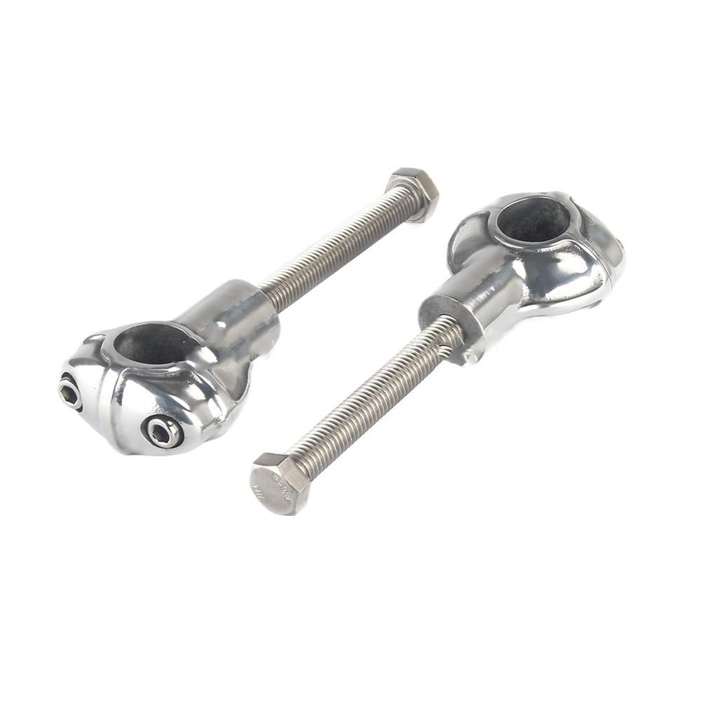 Klemmadapter Riser 1 "Lenker Riser 25mm Universal Griff Bar Clamp Für Ha&rley Cafe Racer XS650 Für Yam&aha Scrambler Motorrad Riser Klemme von QOPUYNH