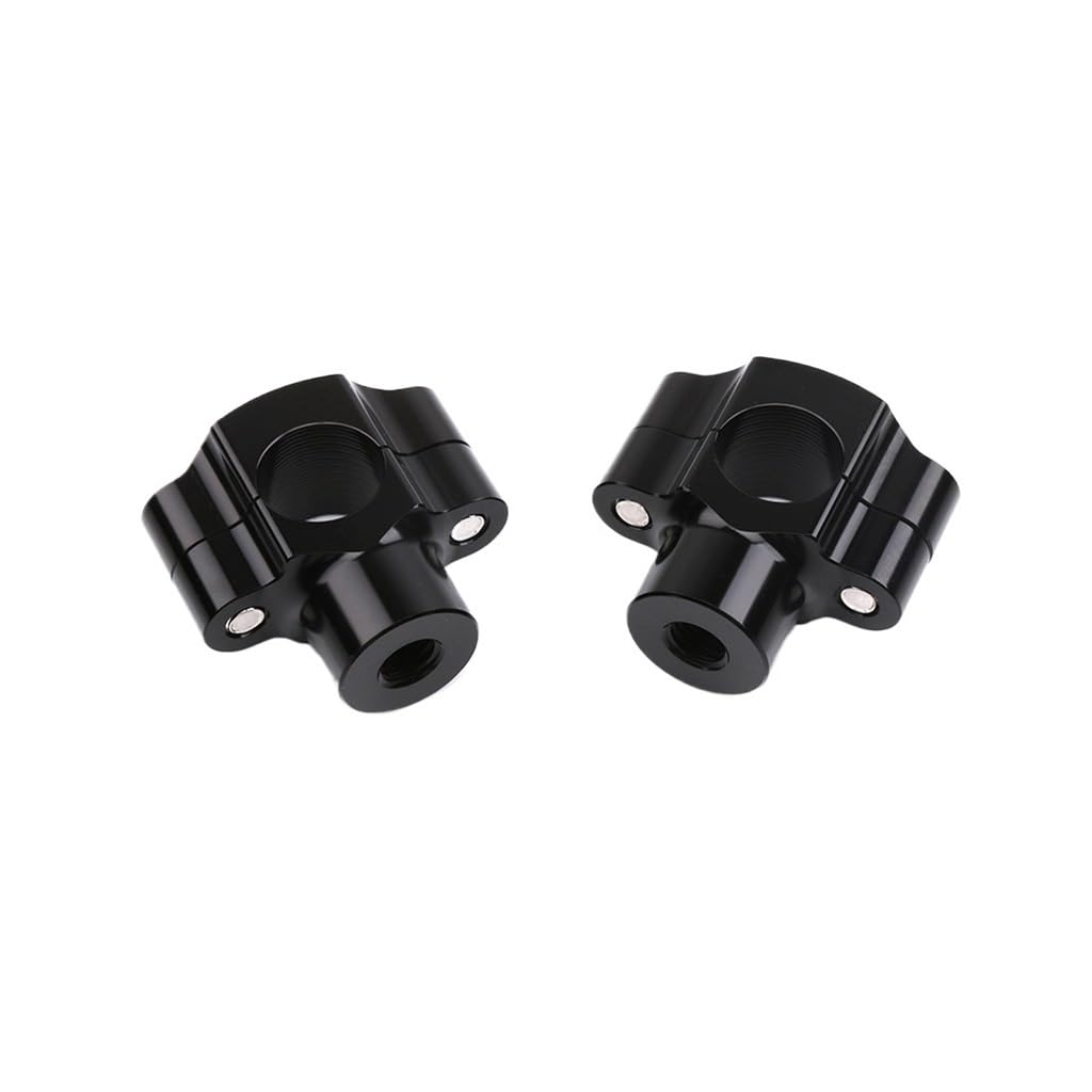 Klemmadapter Riser 2Pcs Aluminium Legierung Griff Bar Clamp Adapter Steigleitungen Kegel Für Fett 7/8 "22mm Lenker Pit Dirt Bike ATV Motocross Motorrad von QOPUYNH