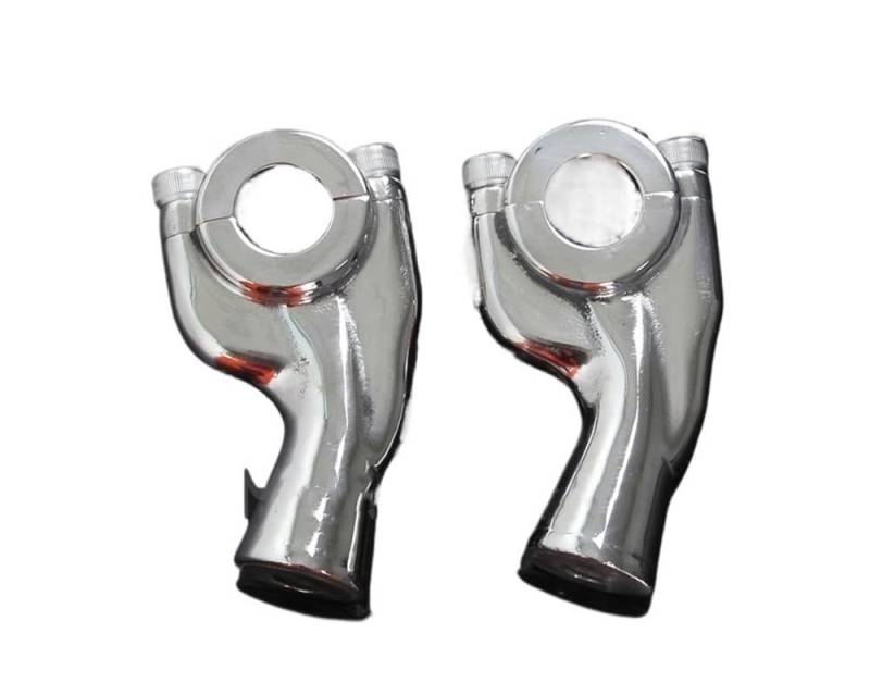 Klemmadapter Riser Motorrad Lenker Riser Montieren Griff Clamp 22/25mm Bar Für Ha&rley Für Für Yam&aha Für Su&zuki Cruiser Club Riser Clamp von QOPUYNH