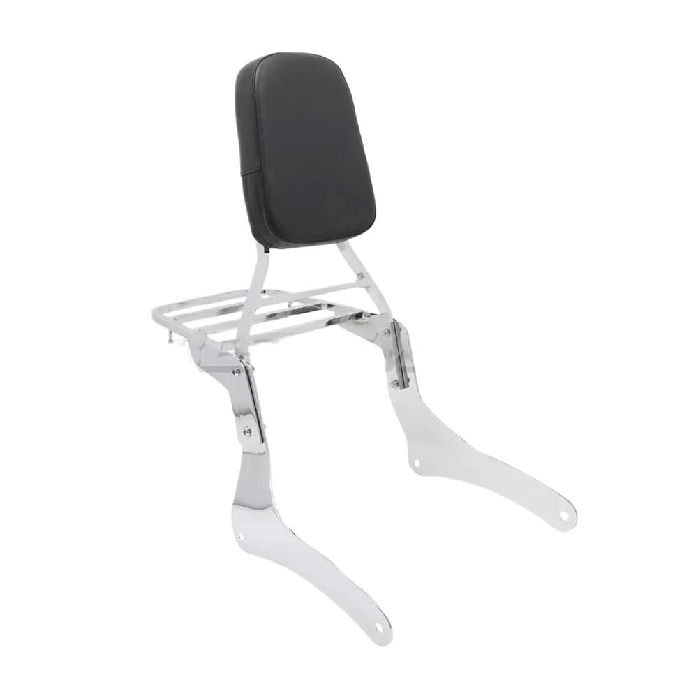 Rückenlehne Gepäckträger Abnehmbare Motorrad Passagier Rückenlehne Sissy Bar Gepäckträger Für Kaw&asaki Für Vu&lcan VN 900 VN900 Custom Classic 1996-2023 von QOPUYNH