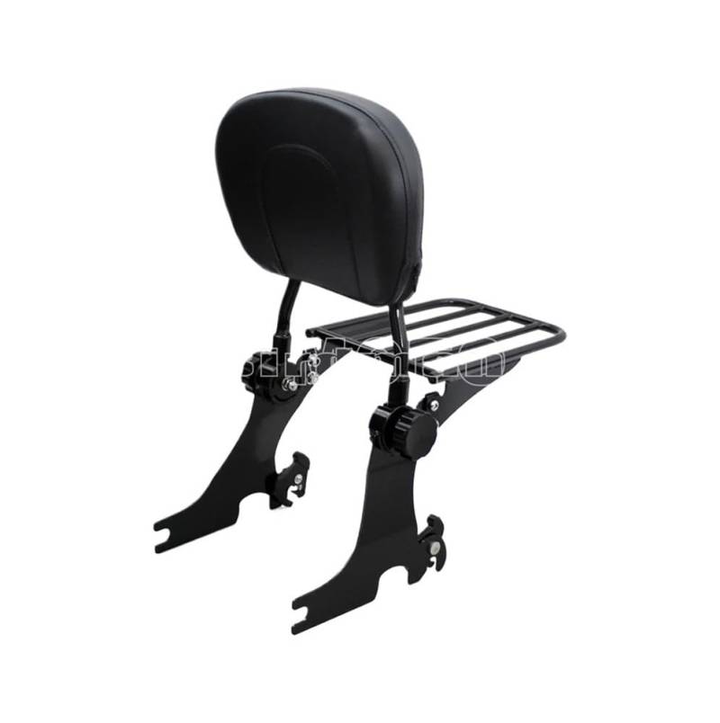 Rückenlehne Gepäckträger Motorrad Hinten Passagier Rückenlehne Pad Sissy Bar Gepäck Rack Für Ha&rley Für Sportster 883 1200 XL883C XL883R XL1200C 94-03 von QOPUYNH