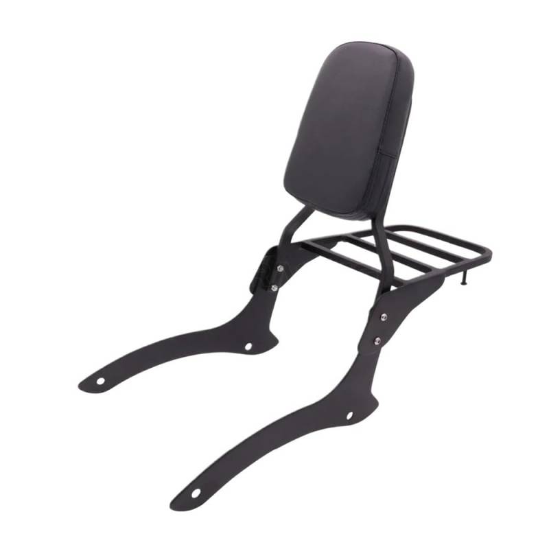 Rückenlehne Gepäckträger Motorrad-Rückenlehne Sissy Bar Mit Gepäckträger Hinten Für Yam&aha Für Vstar Für Dragstar 1100 XVS1100 2000-2011 2008 2009 2010 von QOPUYNH