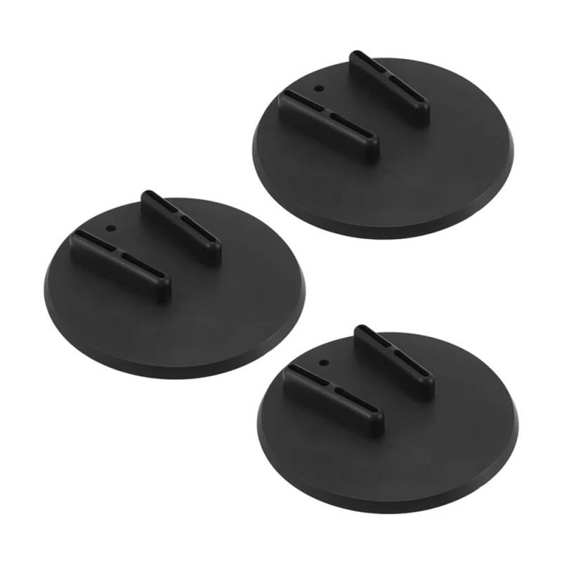 Seitenständer Platte 3X Motorrad Kickstand Pad Kick Stand Coaster Puck Für Touring Sportster von QOPUYNH