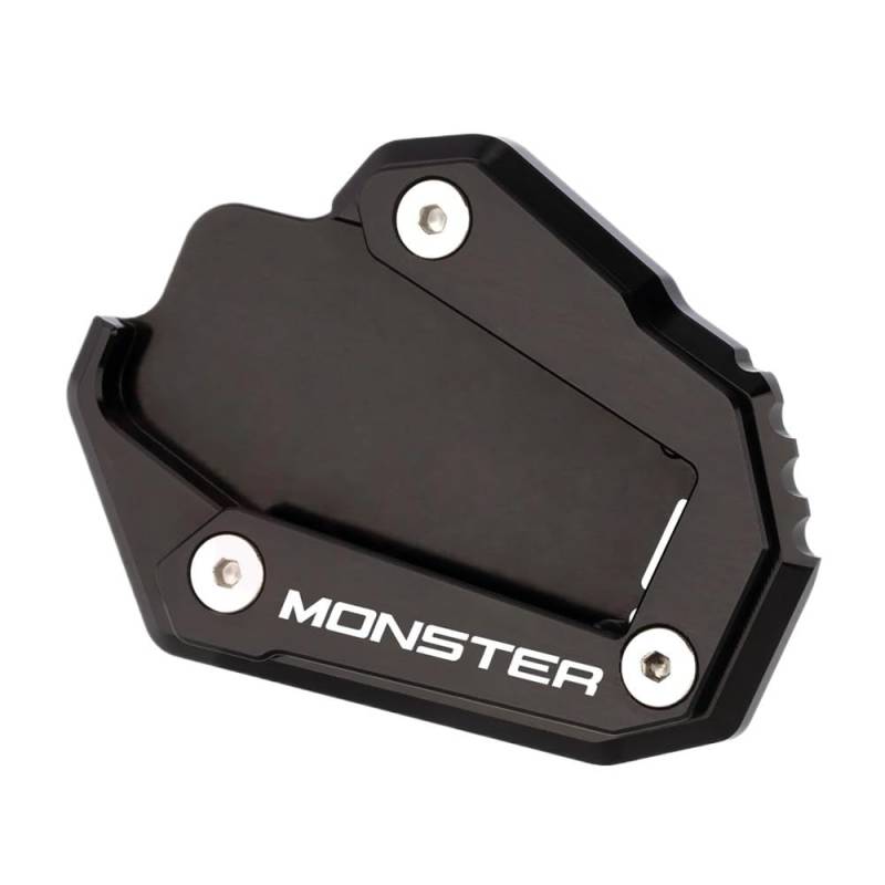 Seitenständer Platte Für Du&Cati Monster 1200 1200S 1200R 821 Monster Ständer Seitenständer Platte Pad Vergrößern Verlängerung Fußplatte Seitenständer von QOPUYNH