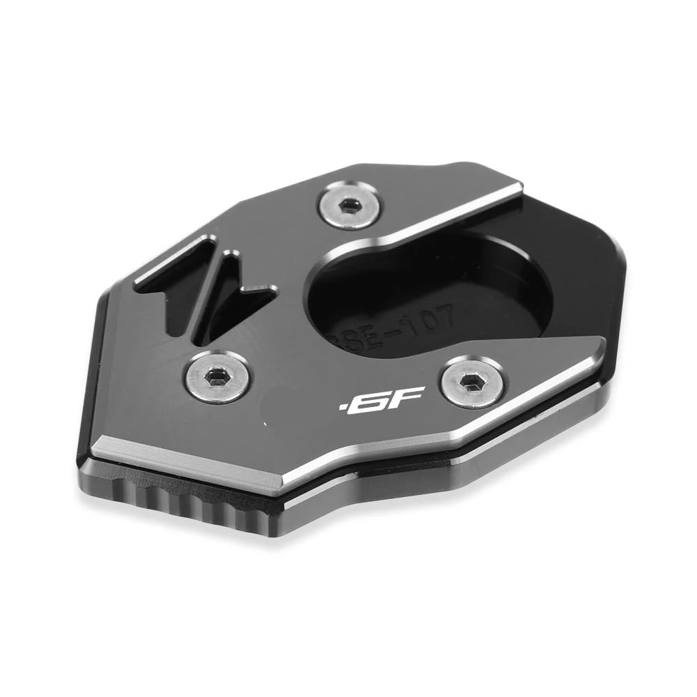 Seitenständer Platte Motorrad CNC Fuß Seite Stehen Pad Platte Ständer Enlarger Unterstützung Verlängerung Für Kaw&asaki ER6F 2011 2012 2013 2014 ER-6F von QOPUYNH