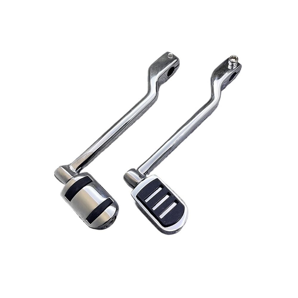 Shifter Pedal Links Getriebe Für Ha&rley Davidson Für Softail Für Touring Für Road Für King Modelle 1 Paar Motorrad Vorne Hinten Fersenkappe Schalthebel von QOPUYNH