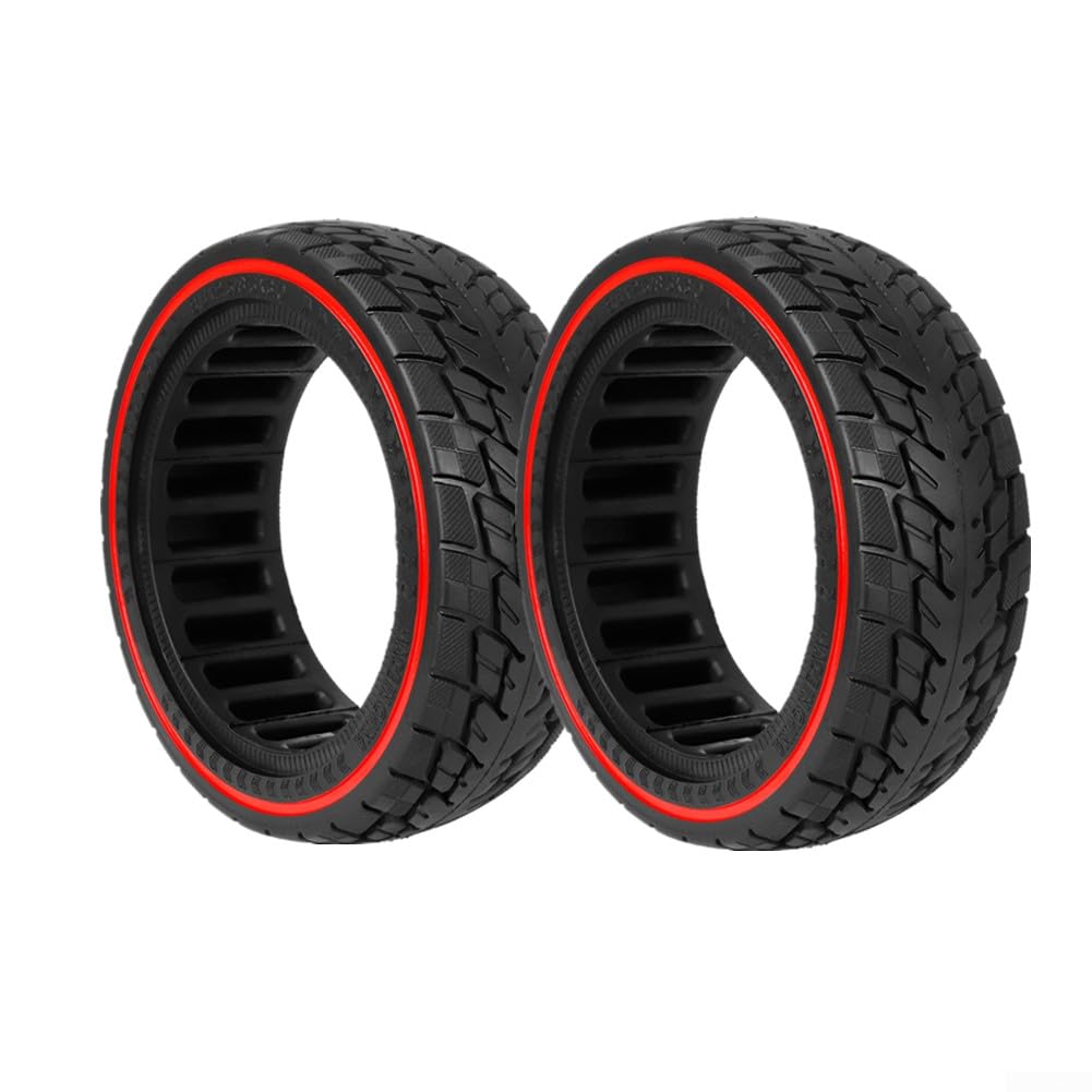 2 Stück 8,5 Zoll Vollreifen, 8 1/2 x 3 Selbstreparatur Reifen Off-Road Rutschfest Pannensicher Elektroroller Reifen, für Dualtron-Mini & Speedway Leger Elektroroller von QOXEZY