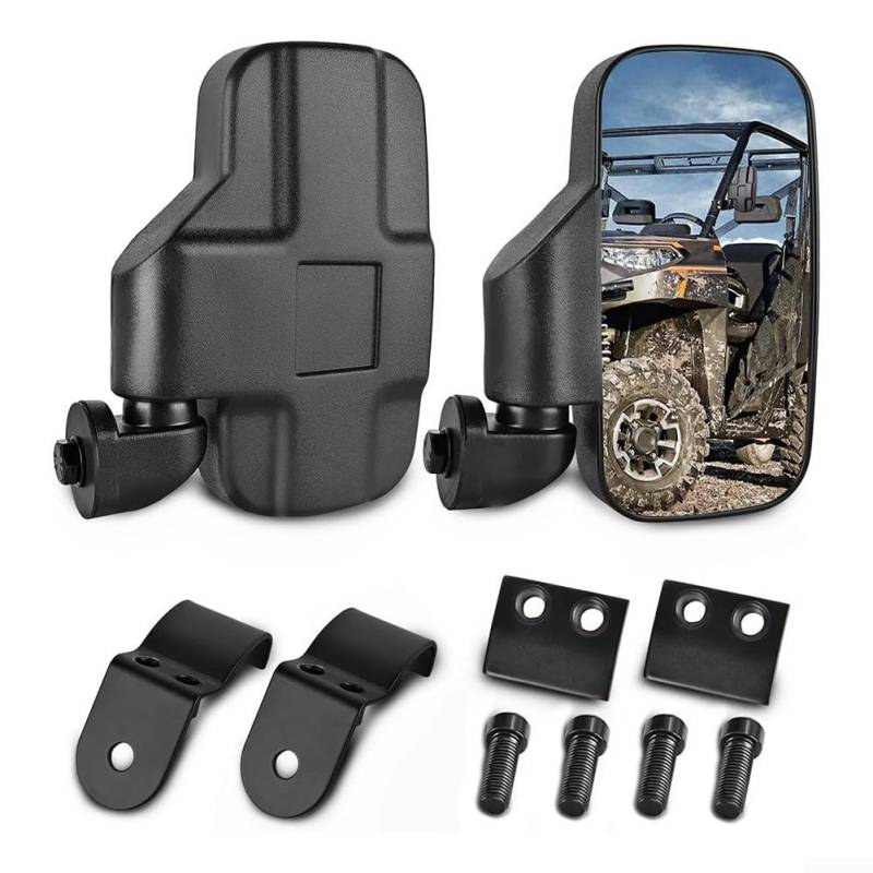 Anspruchsvolles Design des UTV-Spiegelsets, das Kompatibilität mit der beliebten For Polaris For Ranger-Line-up bietet von QOXEZY