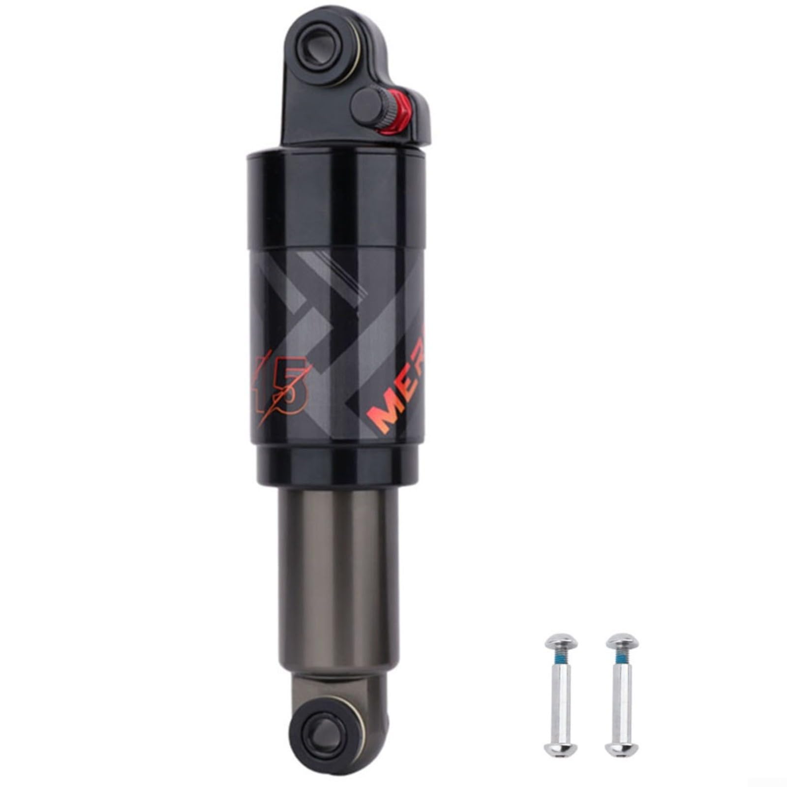 Einstellbarer Luftdruck Fahrrad Heckstoßdämpfer Mountainbike Stoßdämpfer Luftdruck einstellbar (200 mm) von QOXEZY