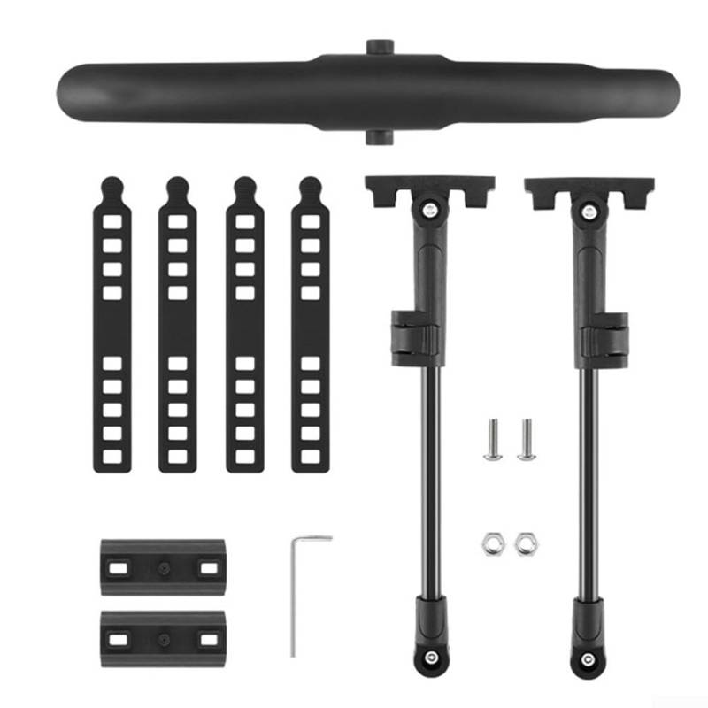 Leichtes Rennrad-Schutzblech-Set mit wissenschaftlichem Bogen-Design für 700C-Räder (hinten) von QOXEZY