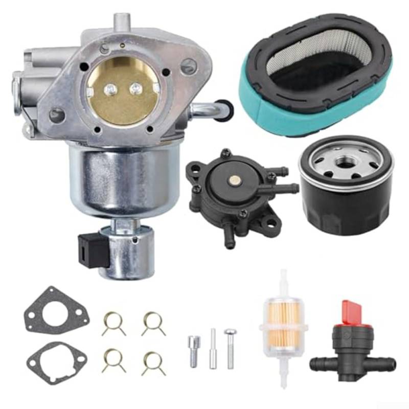 Vergaser Rasenmäher Teile für 32-853-67-S für KT725 KT730 KT735 KT740 KT745 Motoren Motoren mit Luftfilter Wartungsset Rasenmäher Traktor Vergaser Kit Ersatzteil von QOXEZY