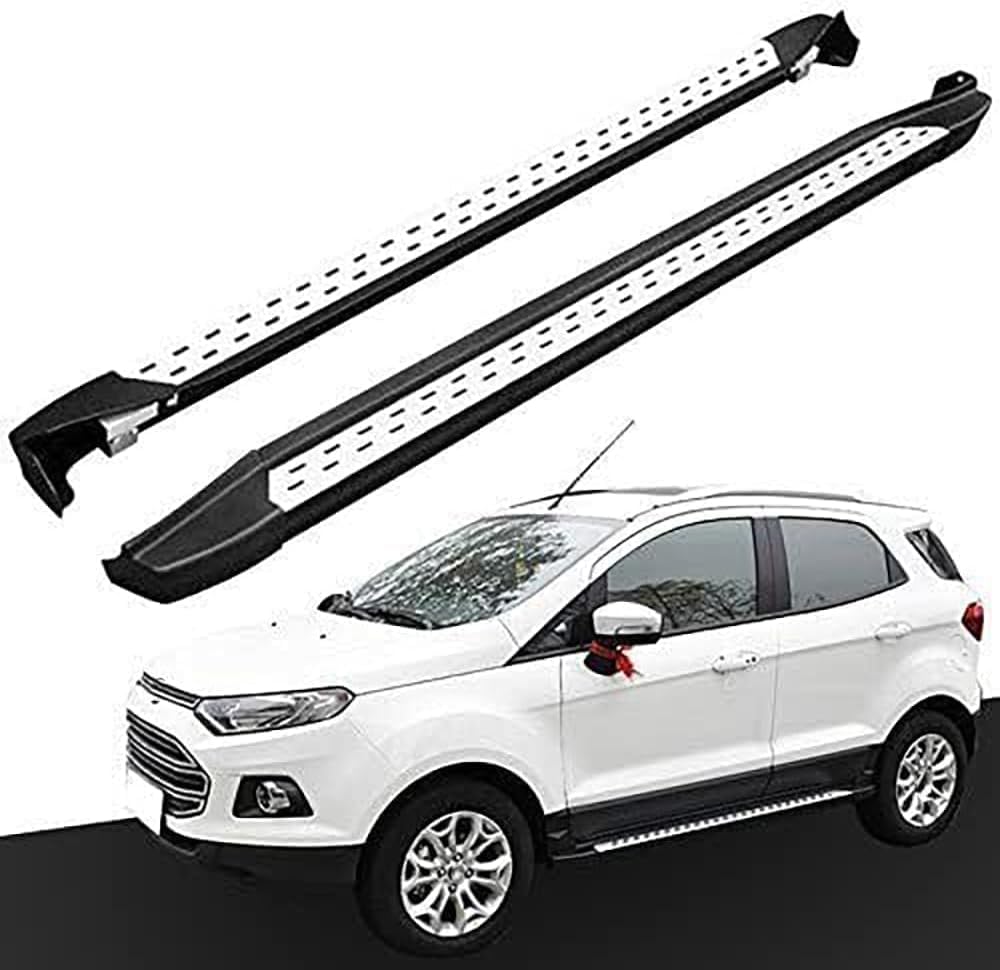 Auto Trittbretter Seitenschweller für Ford Ecosport 2013-2020, Auto Seitenschweller Anticrash Seitentrittleistenpedale, Auto Seitenschürze Seitenrock Body Kit von QPDDFG