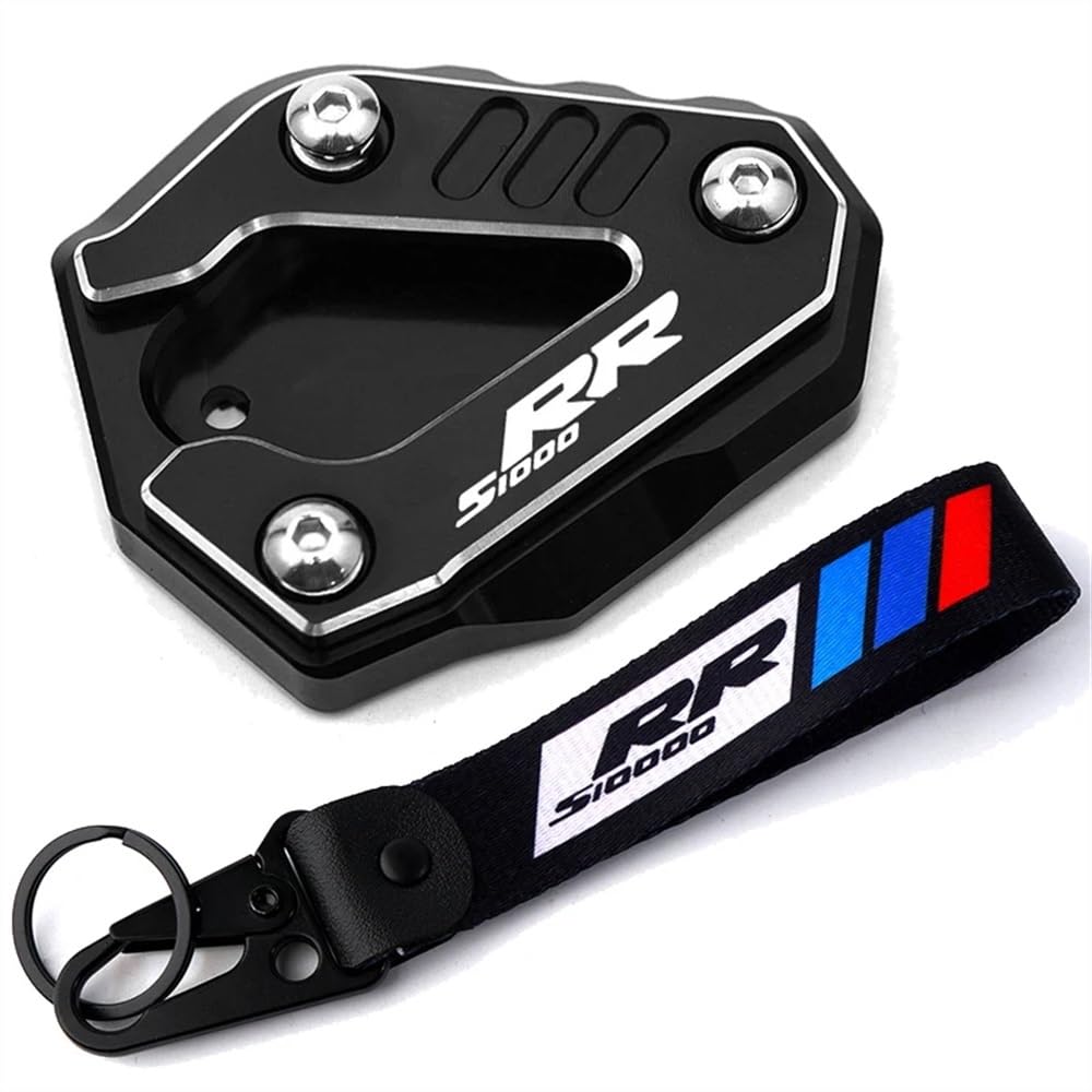 QPKRVUWS Motorrad Kickstand Für BM&W S1000 RR S1000RR S 1000 RR 2019-2020 2021 2022 2023 Motorrad Ständer Seitenständer Verlängerung Vergrößern Pad Schlüsselanhänger von QPKRVUWS