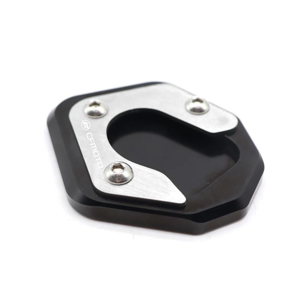 QPKRVUWS Motorrad Kickstand Für CFMOTO 800MT MT800 MT 800 Motorrad CNC Kickstand Fuß Seitenständer Verlängerung Pad Stützplatte Vergrößern von QPKRVUWS