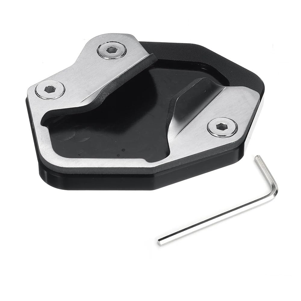 QPKRVUWS Motorrad Kickstand Für Triumph TIGER800 Tiger 800 XR XRX XCA XRT 2013-2018 Motorrad Ständer Fuß Seite Stehen Verlängerung Vergrößern Pad Unterstützung Platte von QPKRVUWS