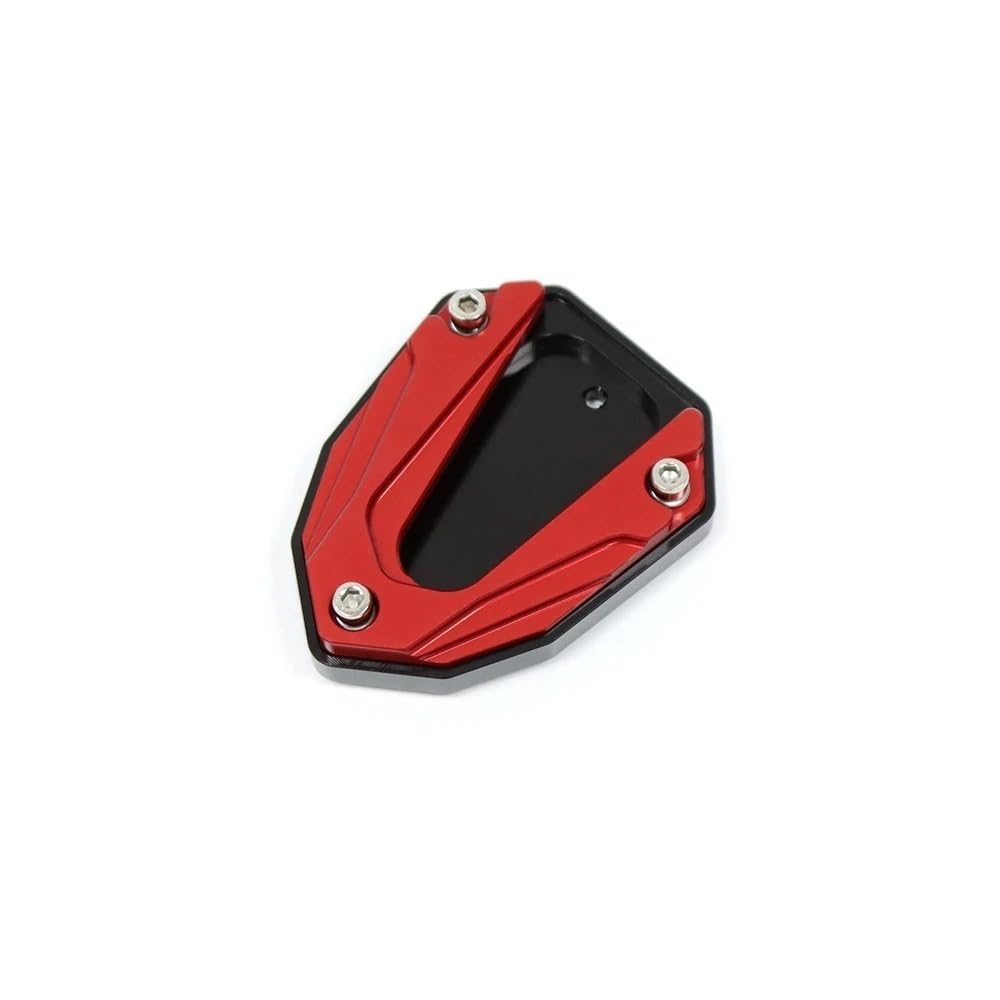 QPKRVUWS Motorrad Kickstand Für YAM&AHA XMAX300 2023 Motorrad Fahrrad Ständer Extender Fuß Seite Stehen Verlängerung Pad Unterstützung Platte Anti-Skid Vergrößerte Basis von QPKRVUWS