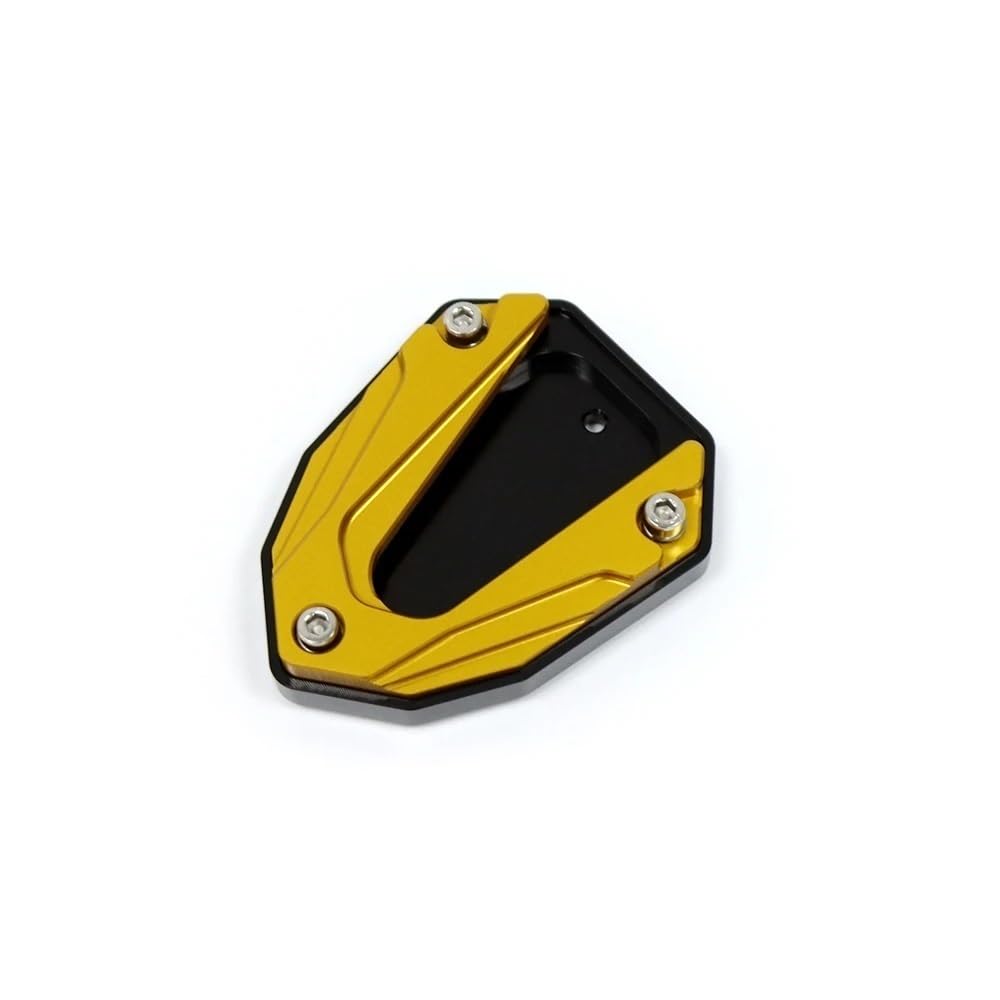 QPKRVUWS Motorrad Kickstand Für YAM&AHA XMAX300 2023 Motorrad Fahrrad Ständer Extender Fuß Seite Stehen Verlängerung Pad Unterstützung Platte Anti-Skid Vergrößerte Basis von QPKRVUWS