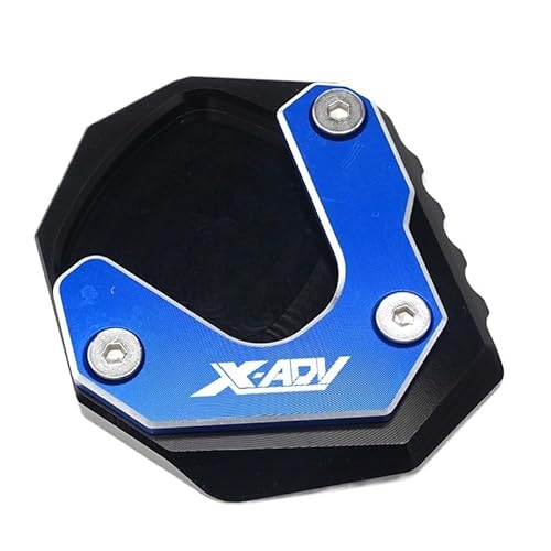 QPKRVUWS Motorrad Kickstand Motorrad CNC Fuß Unterstützung Verlängerung Platte Seite Stehen Vergrößern Pad Für h&ond&a X ADV XADV 750 XADV750 2017 2018-2023 2021 2022 von QPKRVUWS