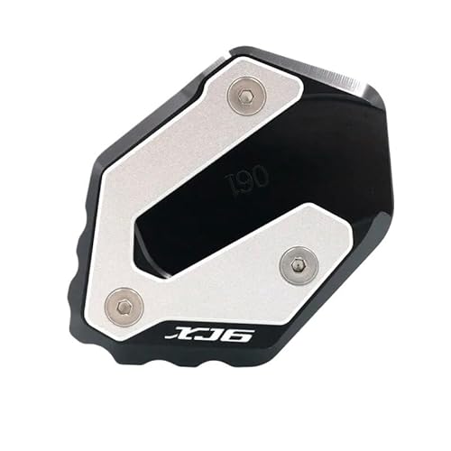 QPKRVUWS Motorrad Kickstand Motorrad CNC Kickstand Fuß Seitenständer Verlängerung Pad Stützplatte Vergrößern Für YAM&AHA XJ6 XJ6F XJ6N Diversion 2009-2015 von QPKRVUWS