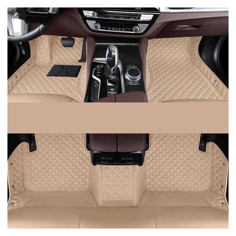 Autoteppiche LHD Für Benz Für GLC Für X253 Für GLC-Coupe Für C253 2015-2023 Auto Fußmatten Zubehör Auto Interior Styling Autofußmatten(Beige) von QPRPWHZI