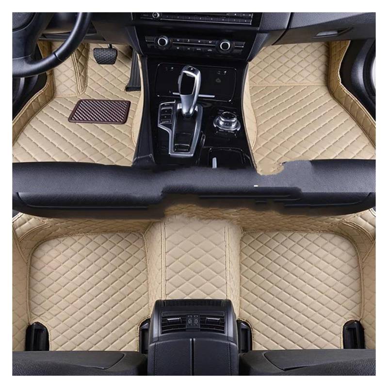 Autoteppiche LHD Für Chevy Für Onix Für Prisma 2016 2017 2018 2019 wasserdichte Fuß Pads Innen Anti-fouling Zubehör Autofußmatten(LHD 3pcs beige) von QPRPWHZI