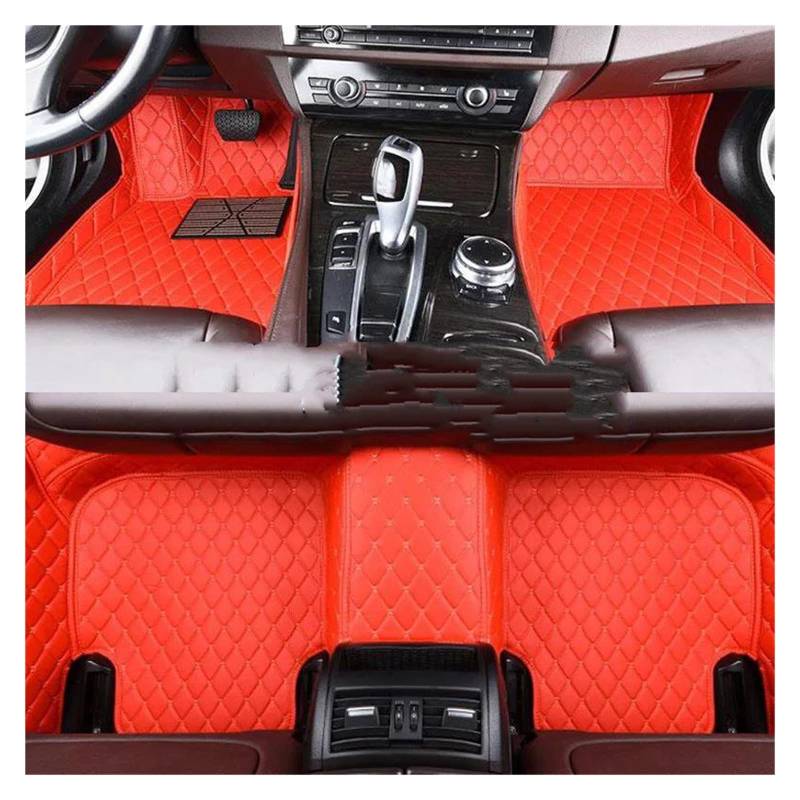 Autoteppiche LHD Für Chevy Für Onix Für Prisma 2016 2017 2018 2019 wasserdichte Fuß Pads Innen Anti-fouling Zubehör Autofußmatten(LHD 3pcs red) von QPRPWHZI