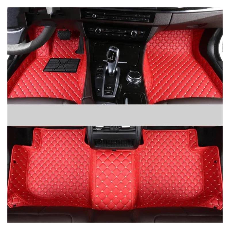 Autoteppiche LHD Für Toyota Für Camry 2001-2005 2006-2011 2012-2017 2018-2023 Auto Innen Styling Anti-fouling Fußmatten Autofußmatten(Red) von QPRPWHZI