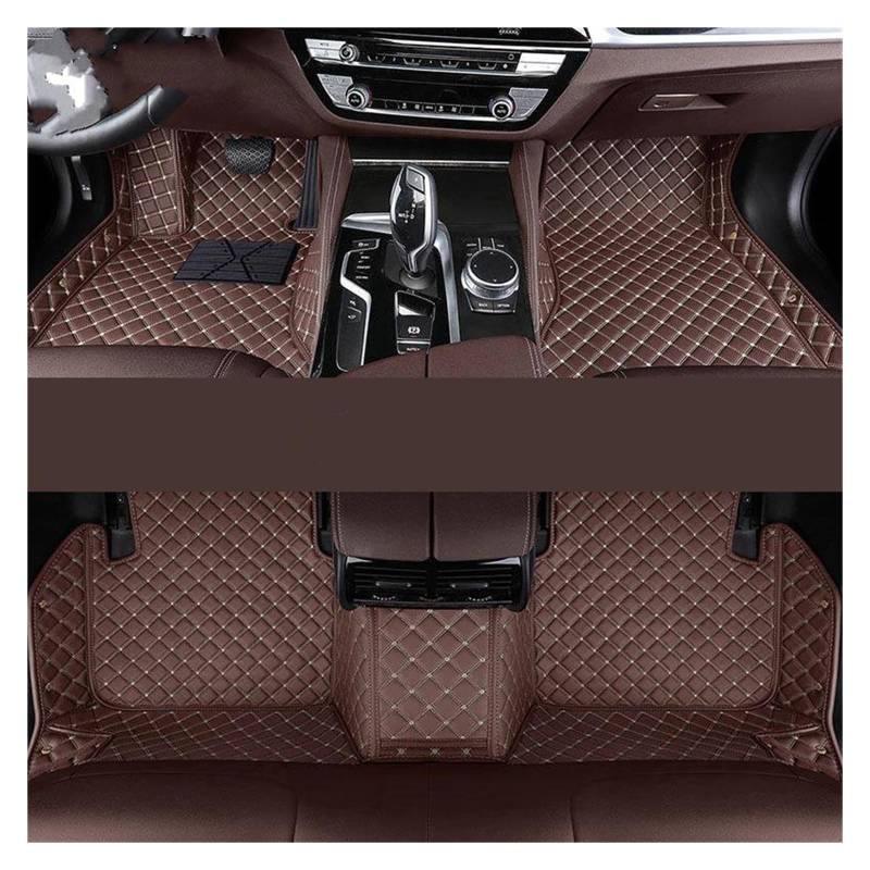 Autoteppiche LHD Für Toyota Für RAV4 2005-2021 2022 2023 Antifouling Zubehör Auto Fußmatten Auto Interior Styling Autofußmatten(Coffee) von QPRPWHZI