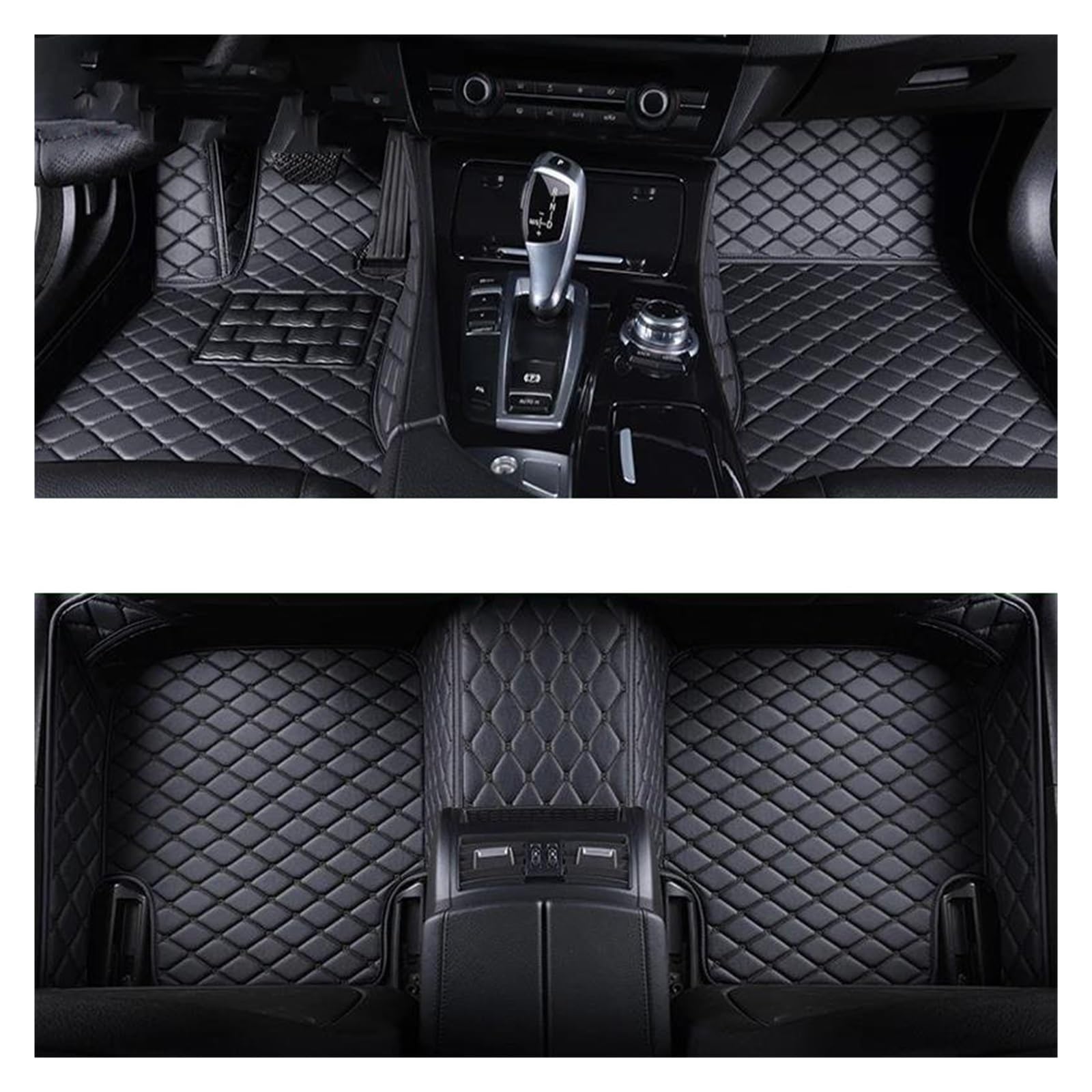 Autoteppiche LHD Für X6 Für F16 Für F86 2015 2016 2017 2018 2019 wasserdichte Auto Innen Anti-fouling Auto Zubehör Autofußmatten(All Black) von QPRPWHZI