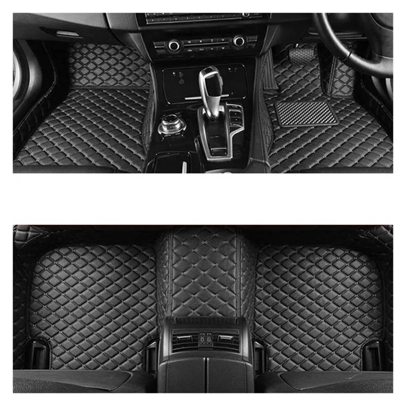 Autoteppiche RHD Für Qashqai Für J11 2014-2020 2021 2022 2023 Auto Innen Zubehör wasserdichte Fuß Matten Autofußmatten(RHD 3pcs blk Black) von QPRPWHZI