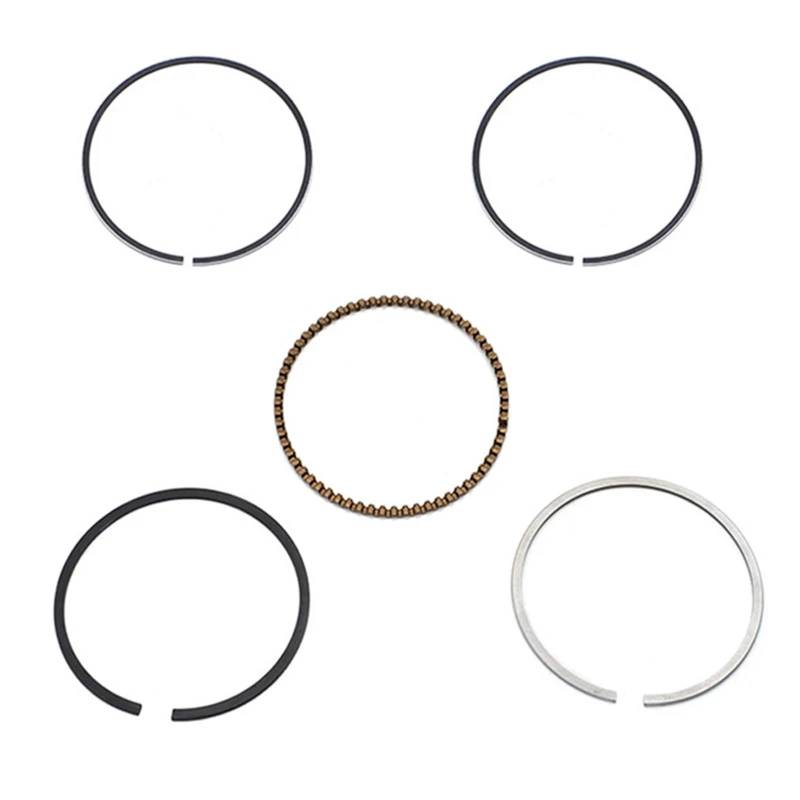 QQBIKP [Replacement] 5 Stücke 53mm Kolbenring for Honda for XR 100 CRF100 CM185T CMX250C/CD for Rebel CM250 Motorradmotor for ATV Roller Teile von QQBIKP