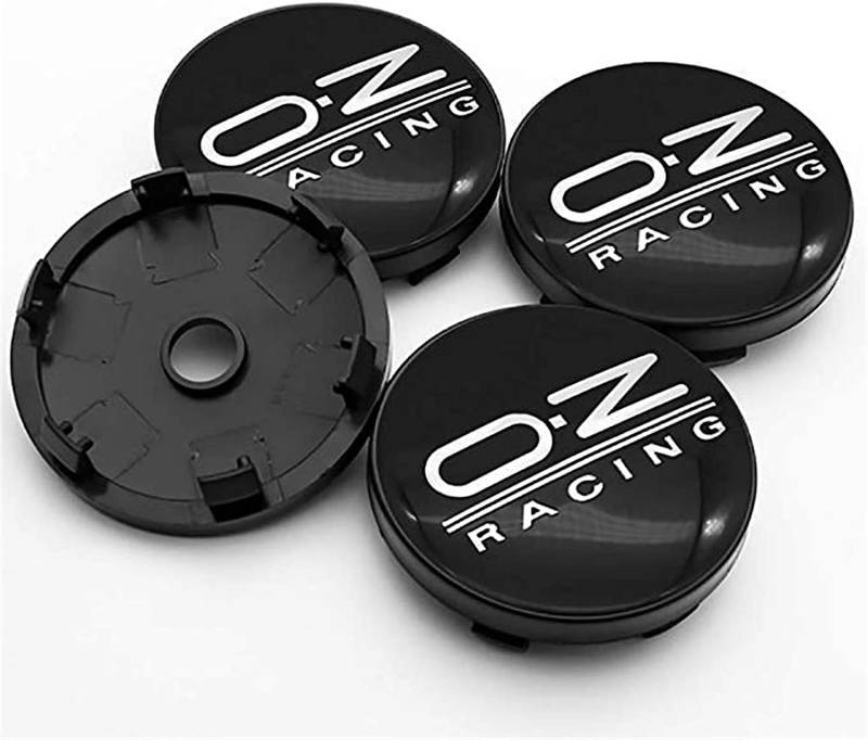 4 Stück Nabendeckel Radnabendeckel für OZ Racing 60mm, Nabenkappen mit Logo Radnabenkappen, Wasserdicht Staubdicht Anti Rost Felgendeckel, Auto Accessoires,C von QQLADY