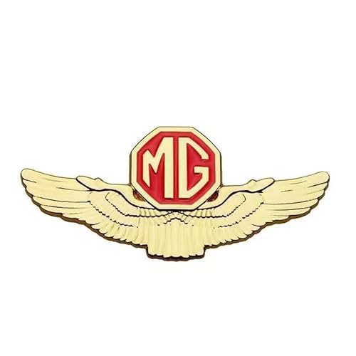 Auto Emblem für MG One, Logo Aufkleber Frontabdeckung Kofferraum Logo Heckklappen Etikett Metall Badge Auto Dekoration Styling Zubehör,S von QQLADY