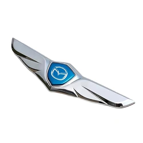 Auto Emblem für Mazda CX-30, Logo Aufkleber Frontabdeckung Kofferraum Logo Heckklappen Etikett Metall Badge Auto Dekoration Styling Zubehör,B von QQLADY