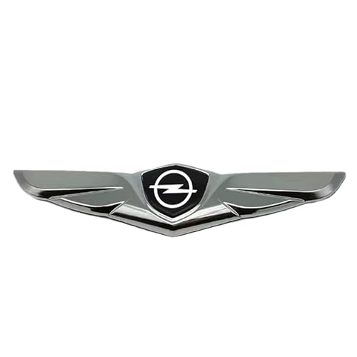 Auto Emblem für Opel Cascada, Logo Aufkleber Frontabdeckung Kofferraum Logo Heckklappen Etikett Metall Badge Auto Dekoration Styling Zubehör,A von QQLADY