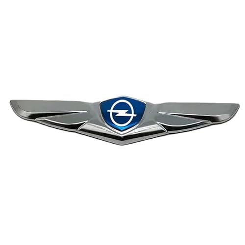 Auto Emblem für Opel Cascada, Logo Aufkleber Frontabdeckung Kofferraum Logo Heckklappen Etikett Metall Badge Auto Dekoration Styling Zubehör,B von QQLADY