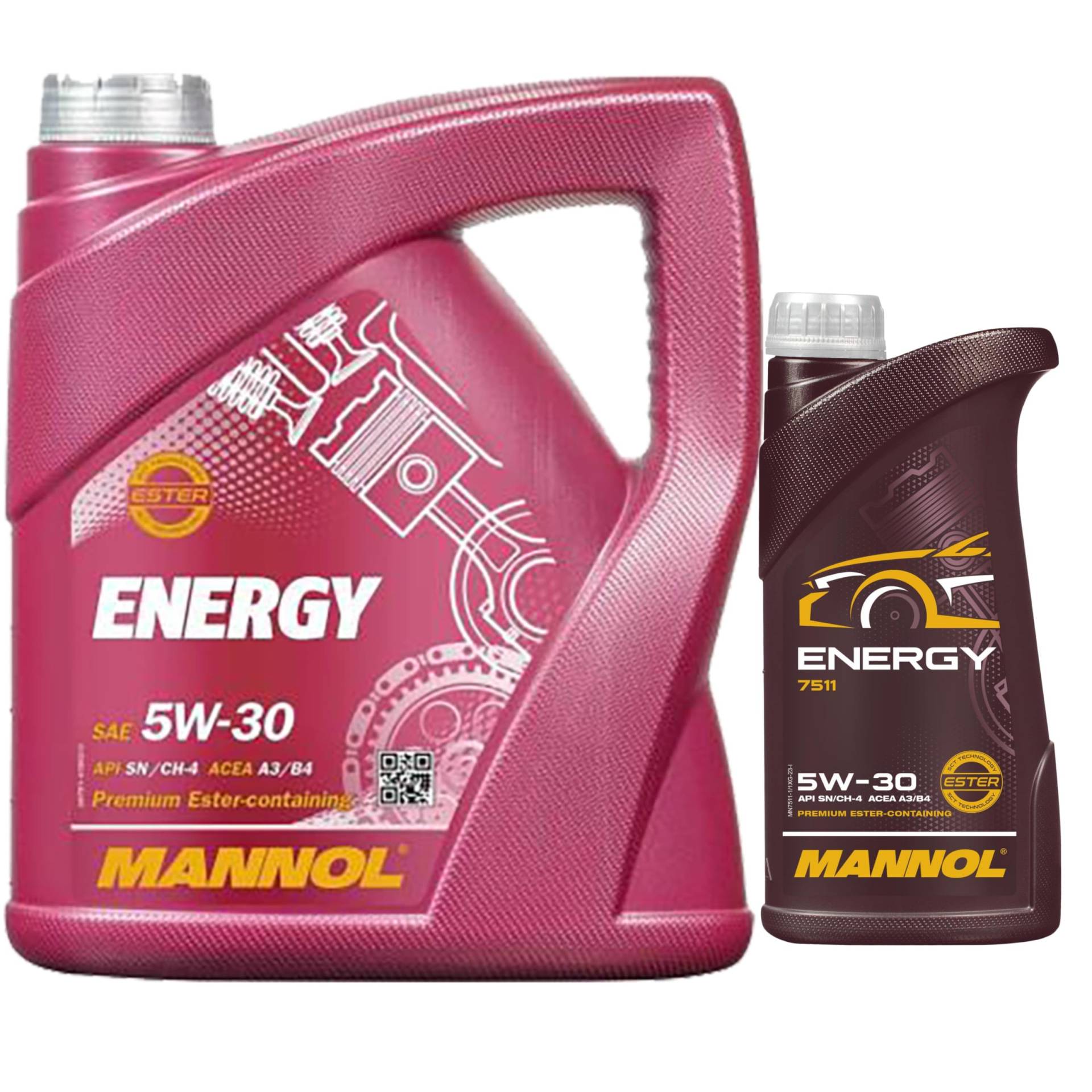 5 Liter Original MANNOL Motoröl Energy 5W-30 API SL Engine Oil Öl von Diederichs