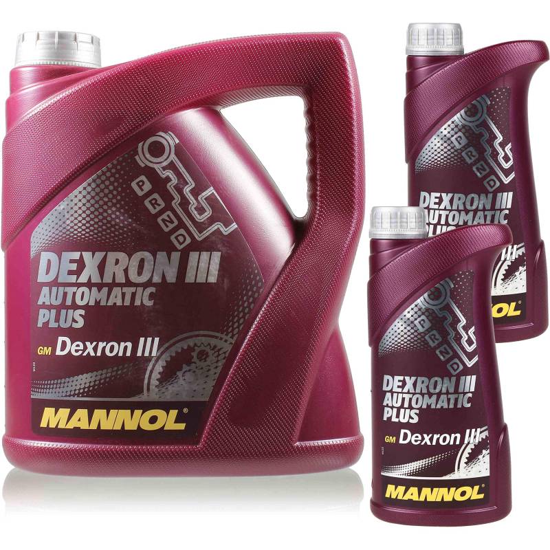 6 Liter Original MANNOL Automatikgetriebeöl Dexron III Automatic Plus Gear Oil von Diederichs