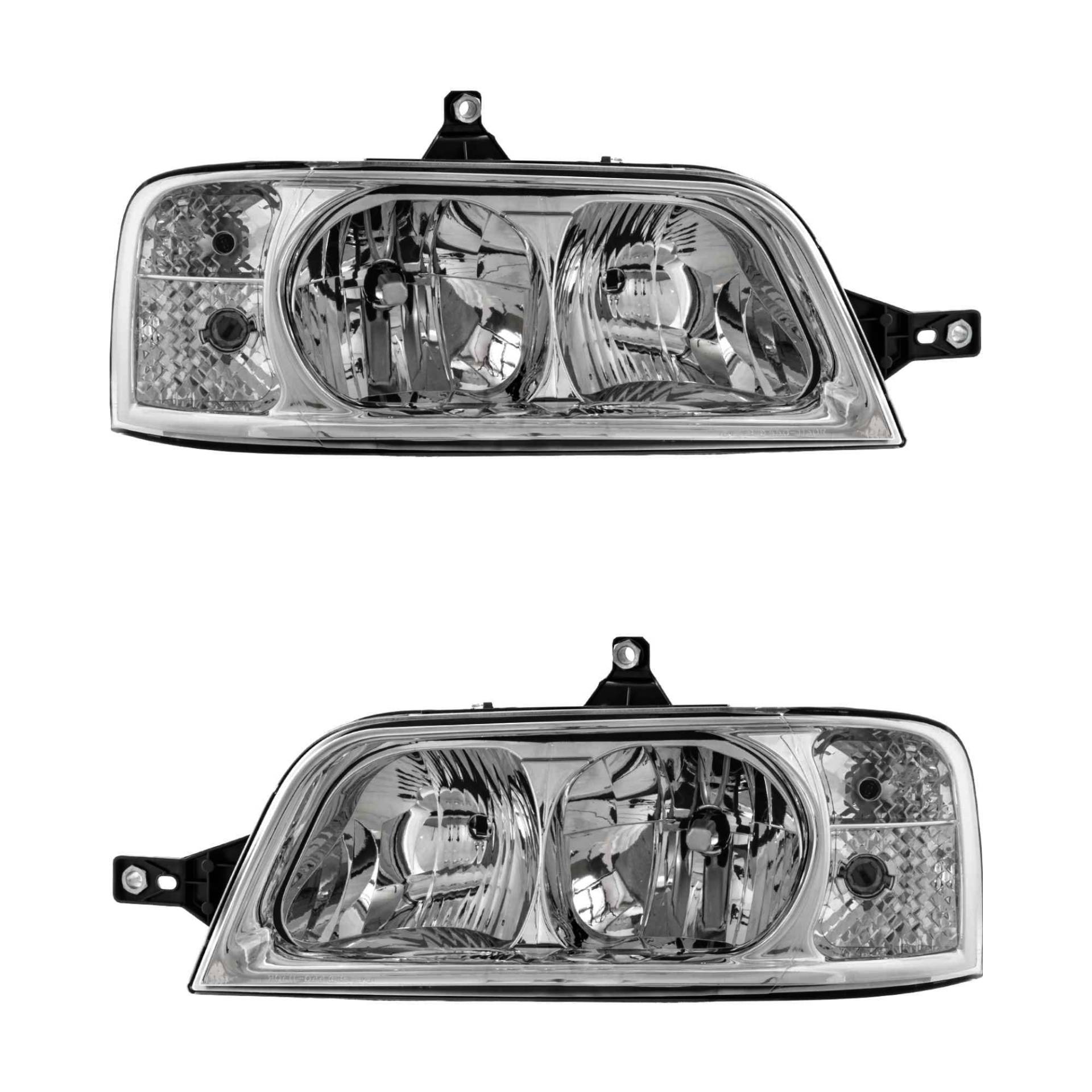 Halogen Scheinwerfer Set links & rechts Hauptscheinwerfer Frontscheinwerfer H1 für Model Ducato Pritsche/Fahrgestell 244 Z_ Jumper Bus von Diederichs